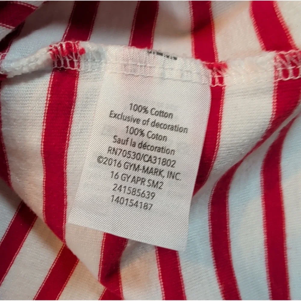 Gymboree Girls Red White & Cute Size 6 Tank Top & Shorts Set 4th Of July USA